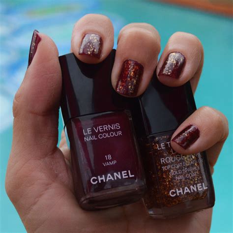 Chanel Lamé Rouge Noir Le Top Coat 